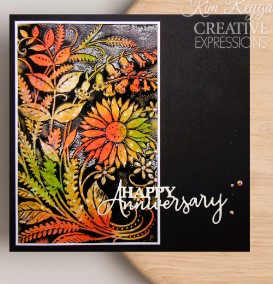 Creative Expressions- 3D Embossing Folder- Sunshine Serenade 5x7 inches