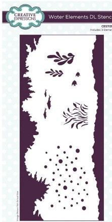 Creative Expressions- DL Stencil- Water Elements