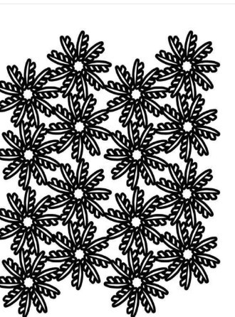 Creative Expressions- Lisa Horton- A5 Stencil- Lacy Floral Leaves