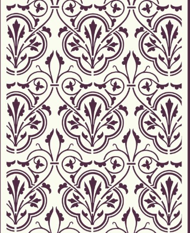 Creative Expressions- Taylor Made Journals- 6x8in Stencil- Fleur-de-lis Elegance