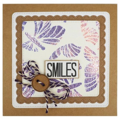 Creative Expressions- Lisa Horton- 17X 17cm Artist Trading Stencil- Butterfly Net