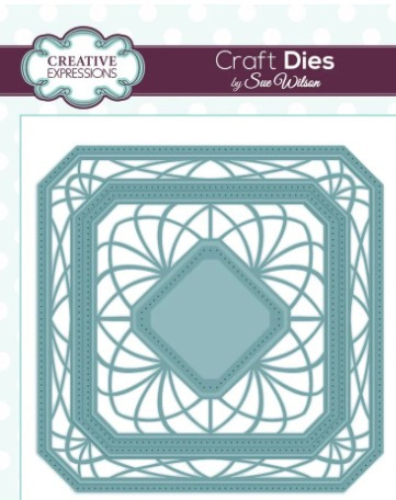 Creative Expressions- Sue Wilson- Noble Collection- Ornate Pierced Squares Die