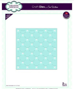 Creative Expressions- Sue Wilson- Festive Collection- Paula Background Layering die