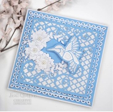 Creative Expressions- Jamie Rodgers- Wings of Wonder Collection- Dragonfly Trellis Aperture Craft Die