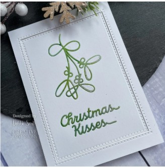Creative Expressions- One-liner Collection- Christmas Kisses Craft Die