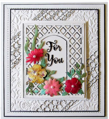 Creative Expressions- Sue Wilson- Mini Shadowed Sentiments- For You