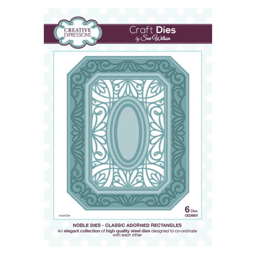 Creative Expressions- Sue Wilson- Noble Collection - Classic Adorned Rectangles