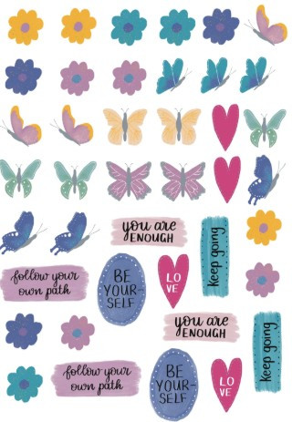 Creative Expressions- Helen Colebrook- Garden Of Dreams- Ephemera Pack