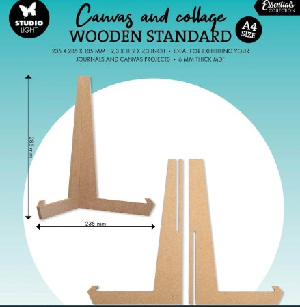 Studio Light Journal & Canvas Stand MDF - A4 Essentials 2 Pieces