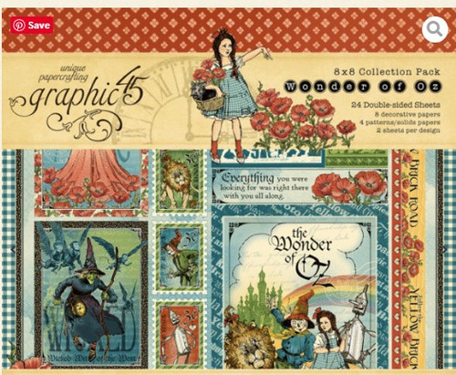 Graphic 45 8x8 Collection Pack- Wonder of Oz