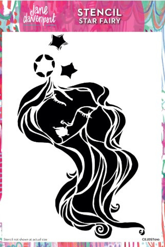Creative Expressions- Jane Davenport- Stencil- Star Fairy 8 in x 12 in