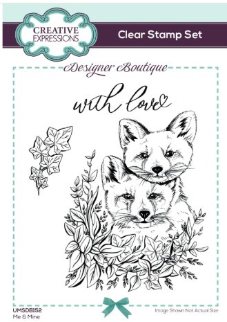 Creative Expressions- Designer Boutique A6 Clear Stamp Set- Me & Mine