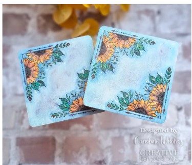 Creative Expressions- Designer Boutique A6 Clear Stamp Set- Sweet Sunflowers