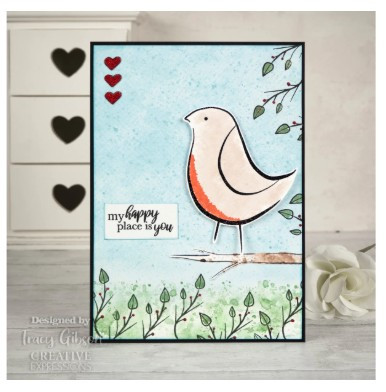 Creative Expressions- Bonnita Moaby A5 Clear Stamp Set- You're Tweet