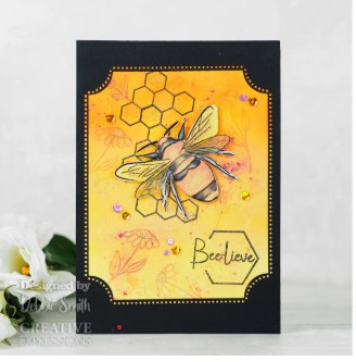Creative Expressions- Bonnita Moaby A5 Clear Stamp Set- Queen Bee