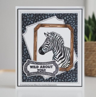 Creative Expressions- A5 Clear Stamp Set- Wild About You