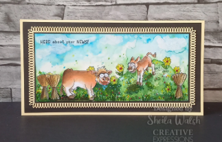 Creative Expressions- Designer Boutique A6 Clear Stamp Set- Udderly IrresistIble