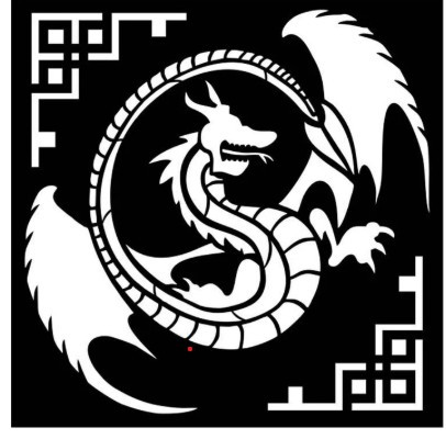 Creative Expressions- That Special Touch- 6"x 6" Mask -Year of the Dragon