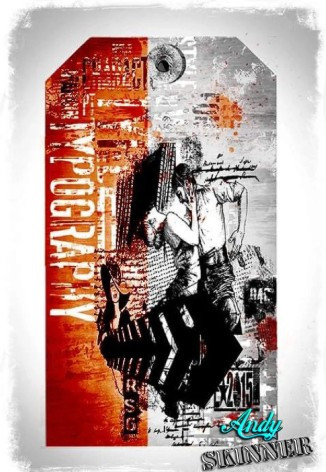 Creative Expressions- Pre-Cut Mounted Rubber Stamp by Andy Skinner- The Last Tango 3.6 in x 4.7 in