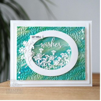 Creative Expressions- Sue Wilson- Bold Shadowed Sentiments- Wishes Die & Stamp Set