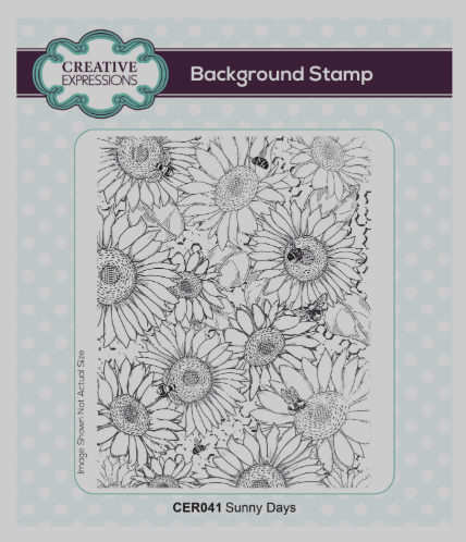 Creative Expressions- Rubber Stamp- Sunny Days 5 3/4 in x 4 I/2
