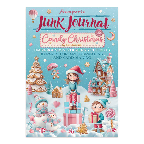 Stamperia Junk Journal And Colouring Kit - Candy Christmas
