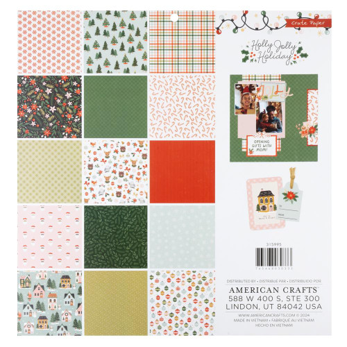 American Crafts - Holly Jolly Holiday - 12 x 12 48Sheets