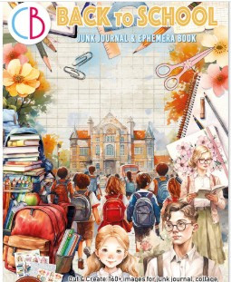 Ciao Bella- Junk Journal Ephemera Book A4 - Back To School