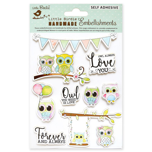 Little Birdie Crafts - Owl Love Stickers Cute!