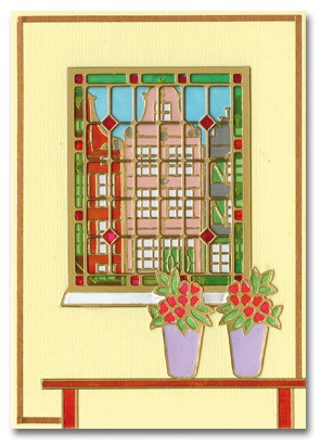 Starform 921 Silver WINDOW PANES Peel Stickers OUTLINE