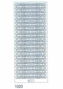 Starform BORDER SCROLLS 1020 GOLD Peel Stickers