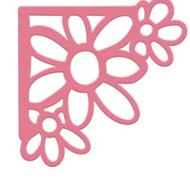 Couture Creations- Mini Die- You Go Girl- Floral Corner