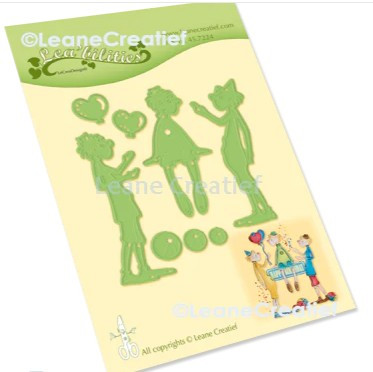 Leane Creatief- Lea'bilities Cut & Emboss Dies- Clowns 45.7224