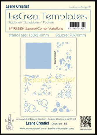 Leane Creatief- Stencil- Square/Corner Variations 95.8504