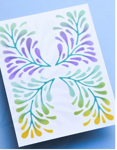 Memory Box Holly and Branches Stencil Set