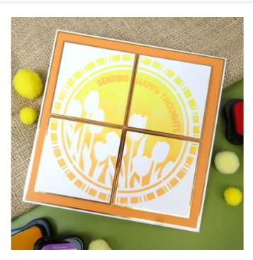 Hunkydory Crafts For the Love of Masks - Gorgeous Tulips