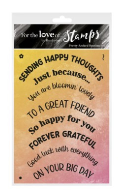 For The Love of Stamps - Pretty Arches Sentuments