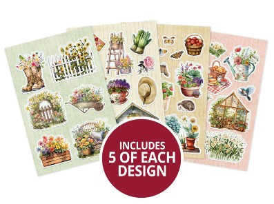 Hunkydory Crafts - Delightful Die-Cuts A5 Pad- In the Garden