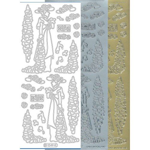 Starform Deco Stickers - Evening Wear 1249 Gold Peel Stickers