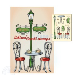 Leane Creatief- Clear Stamp- On A Terrace 55.7767