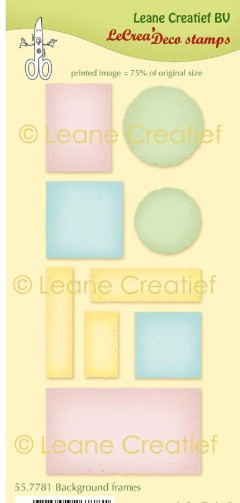 Leane Creatief- Clear Stamp- Background Frames