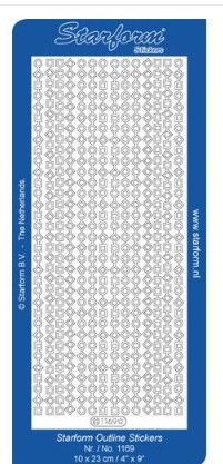 Starform Deco Stickers -Deco Stickers - Borders Shapes Gold