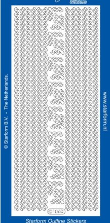 Starform Deco Stickers - Curly Q Borders & Corners 1060 g
