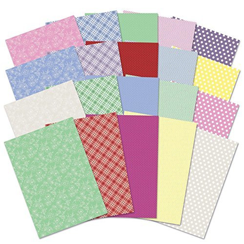Hunkydory Adorable Scorable 60PC Essential Springtime Card Block A4 Sheets 350gsm