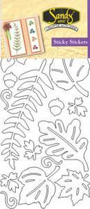 Ecstacy Crafts Leaves 2951DS Double Stick Peel Stickers Outline (JEJE)