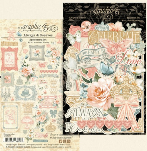 Graphic 45 Always & Forever Epherera