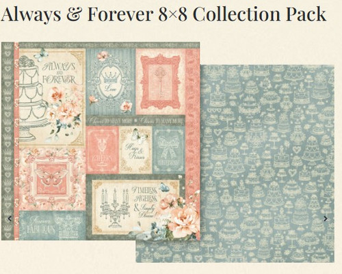 Graphic 45 8x8 Collection Pack- Always and Forever