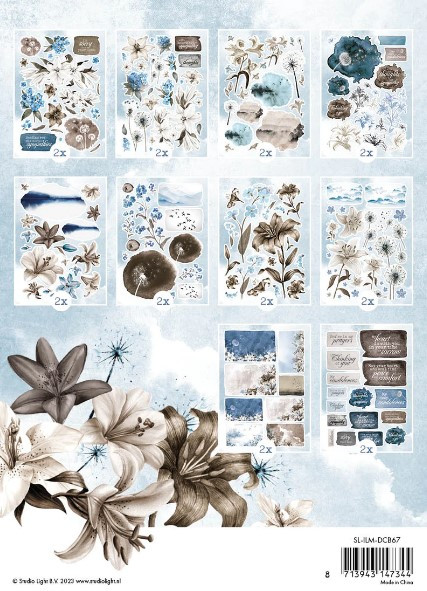 Studio Light- In Loving Memory collection 6x8 pad Your're In My Thoughts