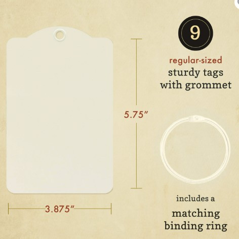 Graphic 45- Regular Tag Albums- Ivory