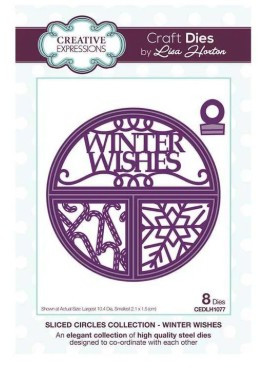 Creative Expressions Split Circles Winter Wishes Craft Die